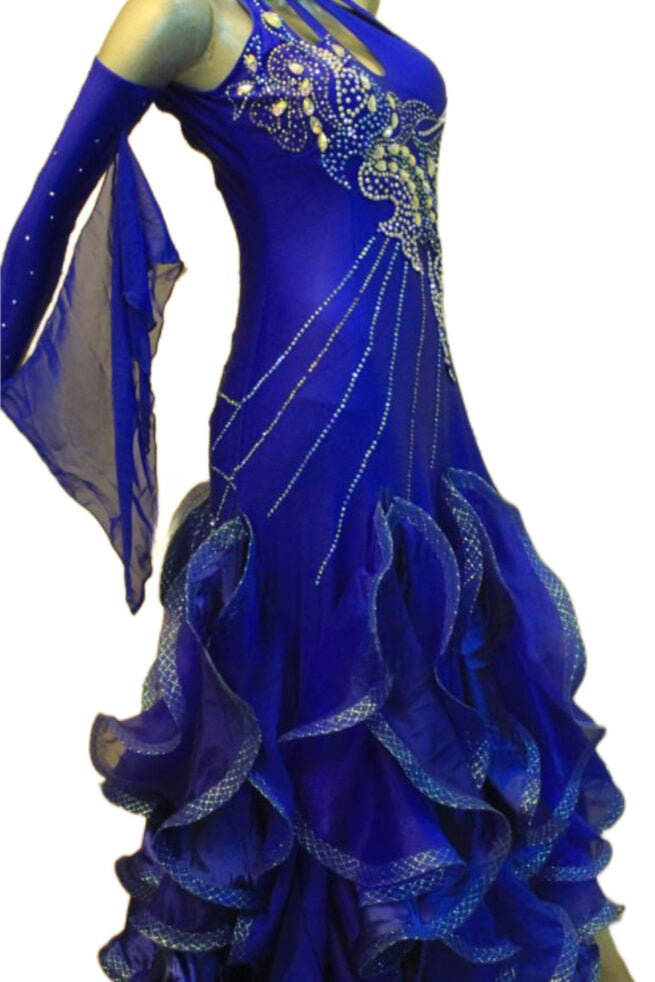 Load image into Gallery viewer, Standard Ballroom Competition Dress (B0163)
