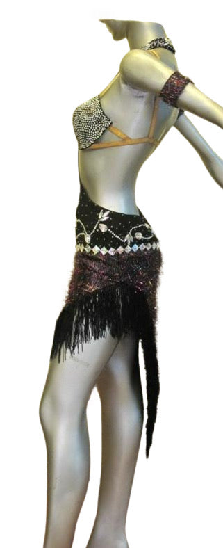 Load image into Gallery viewer, Latin Dance Competition Dress (LS040)
