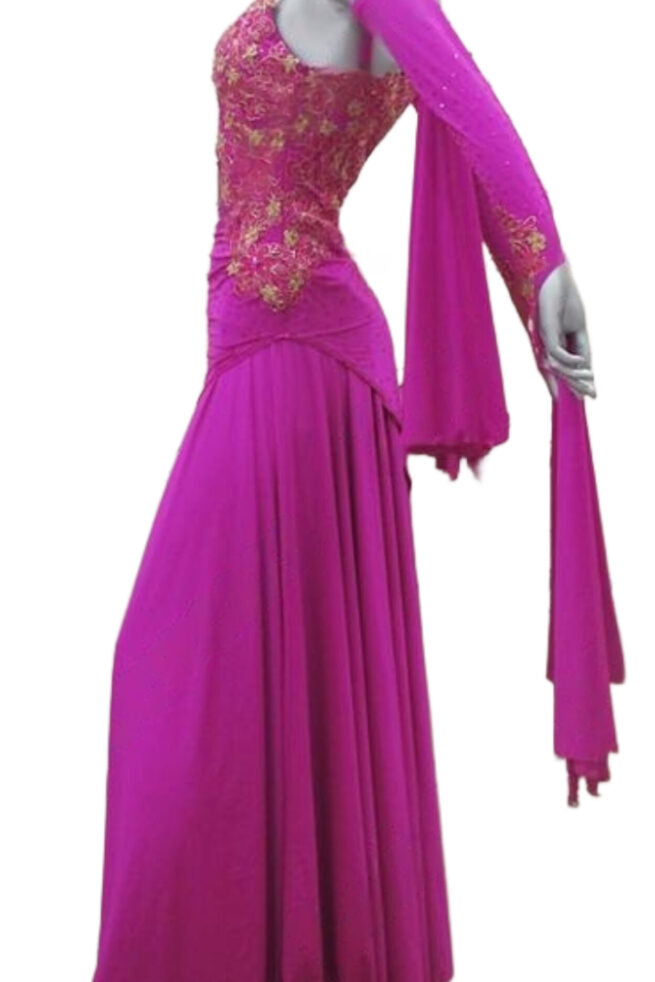 Load image into Gallery viewer, Standard Ballroom Competition Dress (B040AVS)
