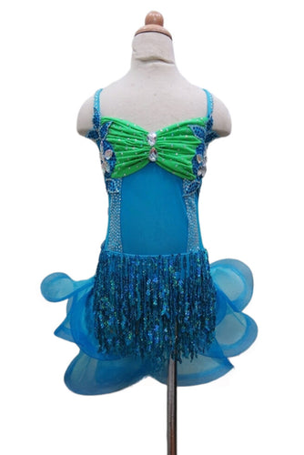 Girl Latin Dance Competition Dress (GL021A)