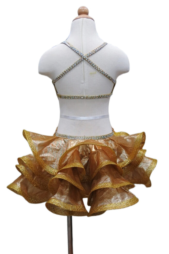 Load image into Gallery viewer, Girl Latin Dance Competition Dress (GL03)
