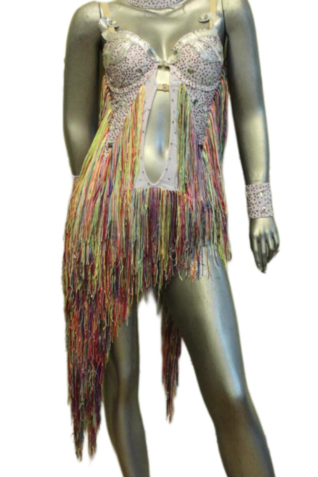 Load image into Gallery viewer, Latin Dance Competition Dress (LT090)
