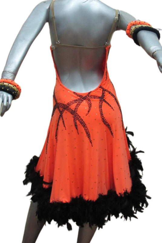 Latin Dance Competition Dress (VL0175)