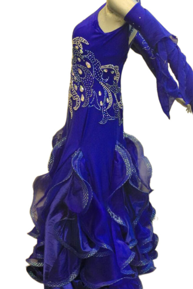 Load image into Gallery viewer, Standard Ballroom Competition Dress (B0163)
