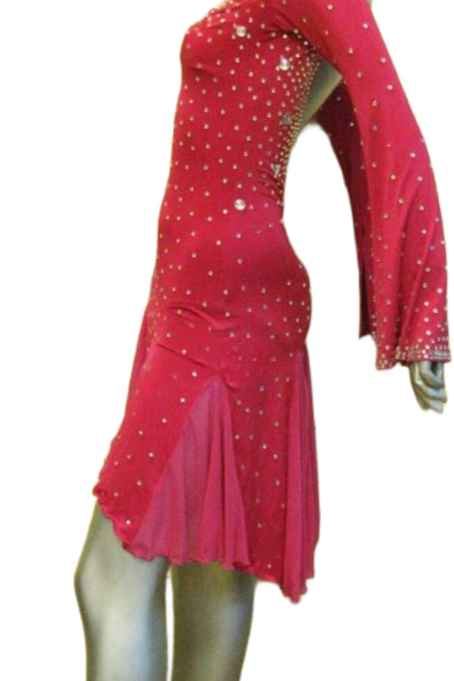 Load image into Gallery viewer, Latin Dance Competition Dress (VL0317)
