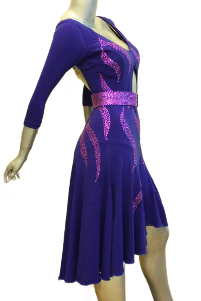 Load image into Gallery viewer, Latin Dance Competition Dress (LT0175D)
