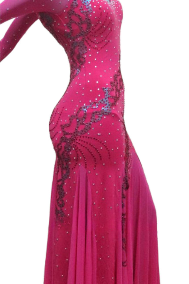 Load image into Gallery viewer, Standard Ballroom Competition Dress (B048C)
