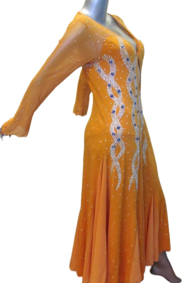 Load image into Gallery viewer, Standard Ballroom Competition Dress (B030)
