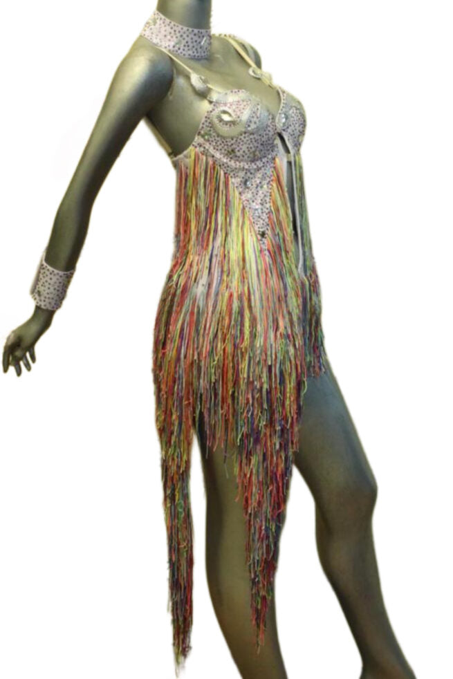 Load image into Gallery viewer, Latin Dance Competition Dress (LT090)
