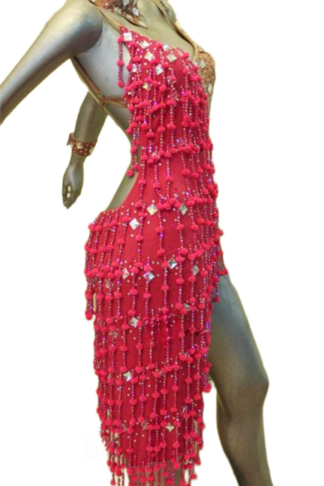 Load image into Gallery viewer, Latin Dance Competition Dress (LT0144A)
