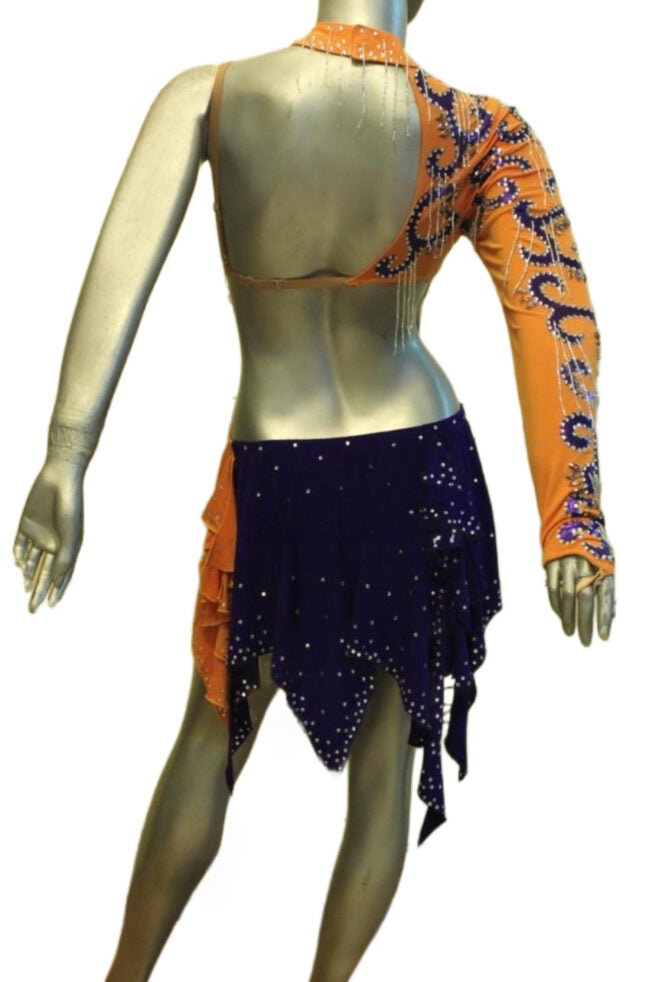 Load image into Gallery viewer, Latin Dance Competition Dress (LT073)
