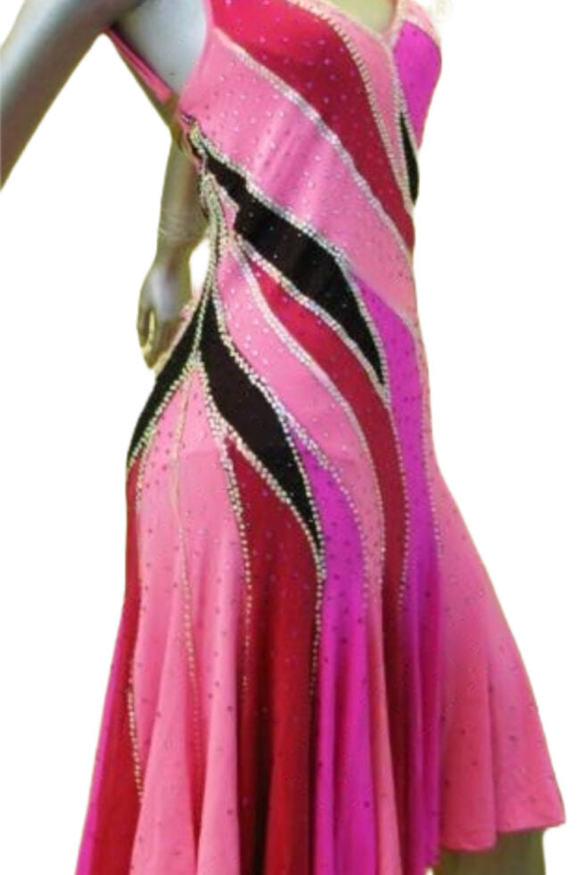 Load image into Gallery viewer, Latin Dance Competition Dress (LT0342)
