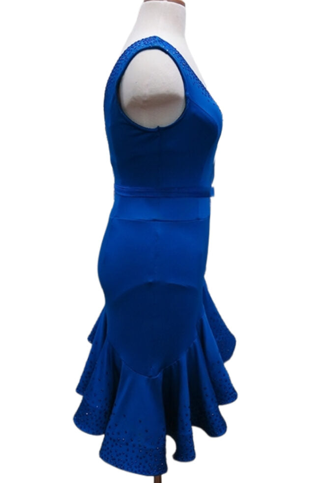 Load image into Gallery viewer, Girl Latin Dance Competition Dress (GL017)
