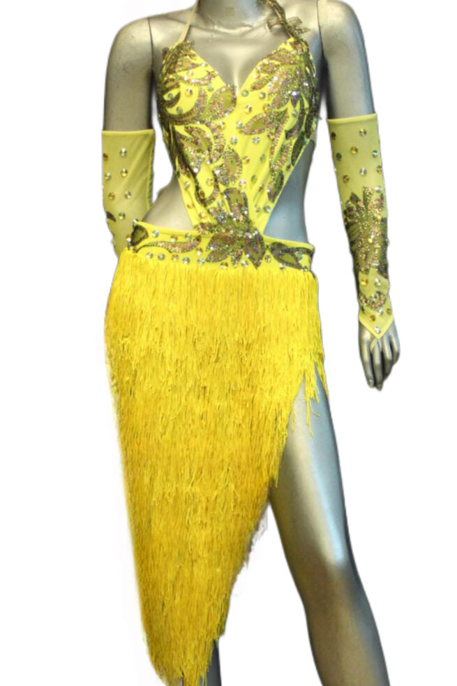 Load image into Gallery viewer, Latin Dance Competition Dress (LT0585)
