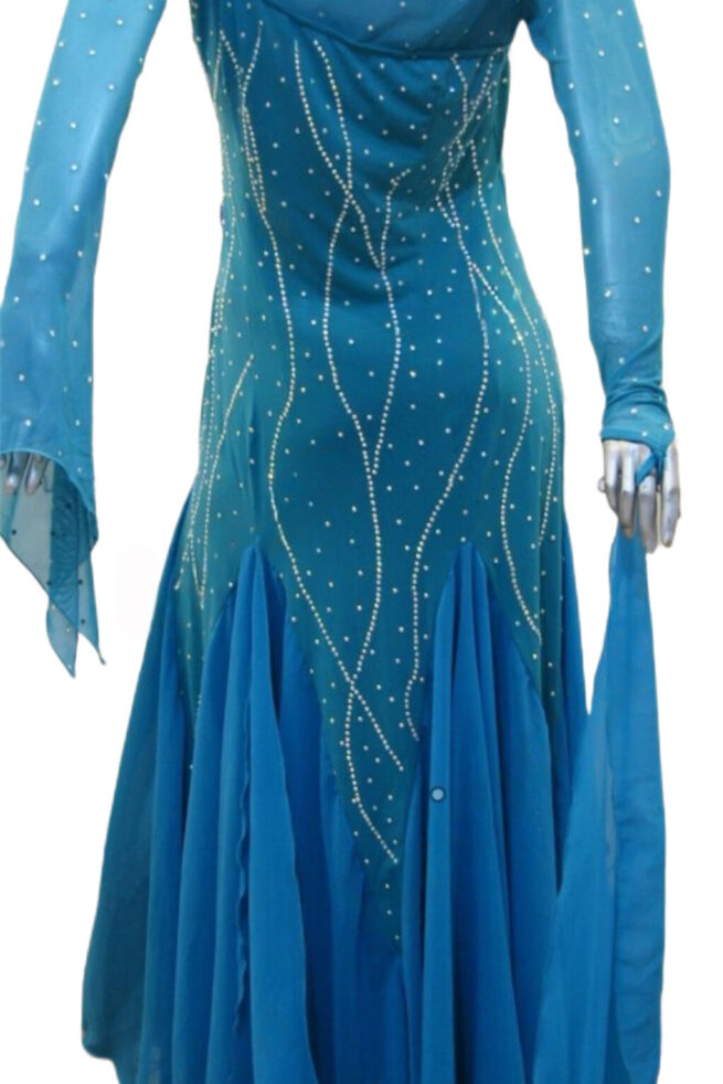 Load image into Gallery viewer, Standard Ballroom Competition Dress (B0194)
