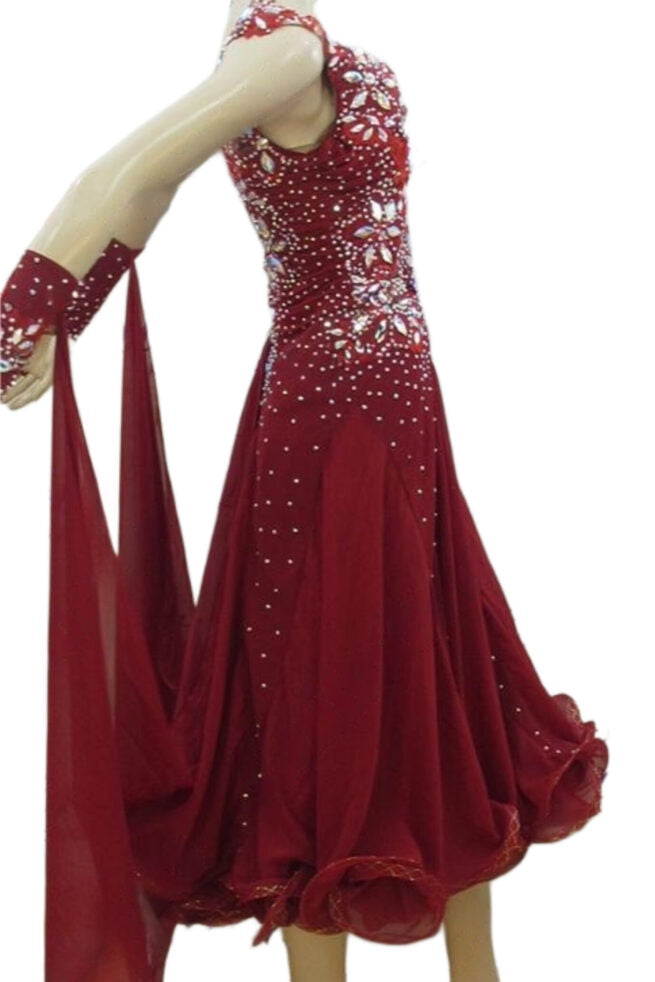 Load image into Gallery viewer, Standard Ballroom Competition Dress (B0198)
