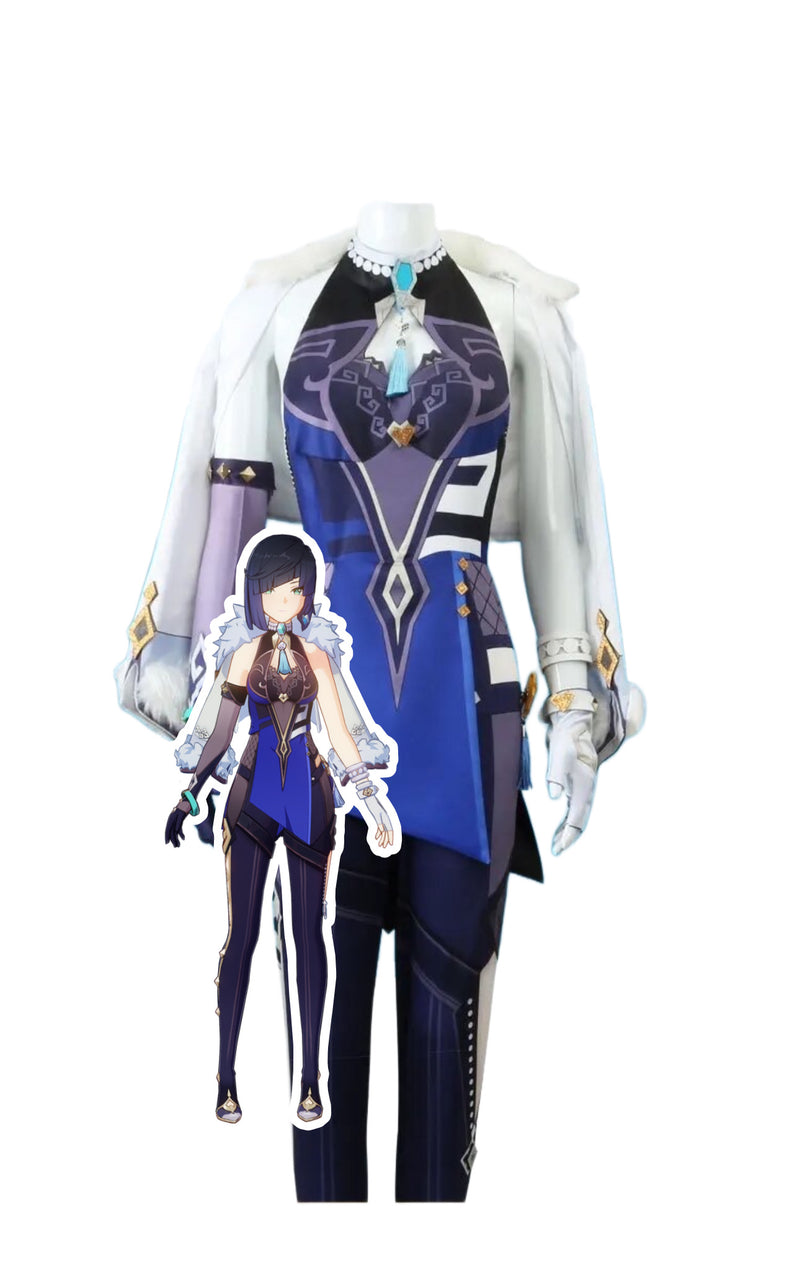 Load image into Gallery viewer, Genshin Impact Yelan Cosplay Costume
