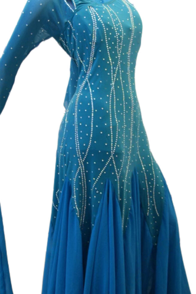 Load image into Gallery viewer, Standard Ballroom Competition Dress (B0194)
