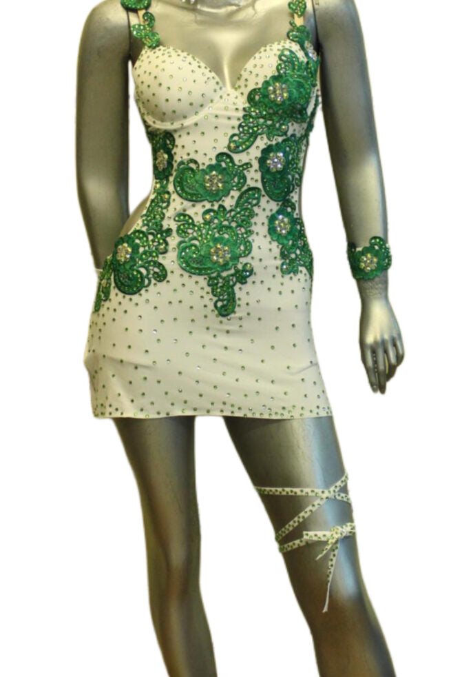 Load image into Gallery viewer, Latin Dance Competition Dress (LT0461E)
