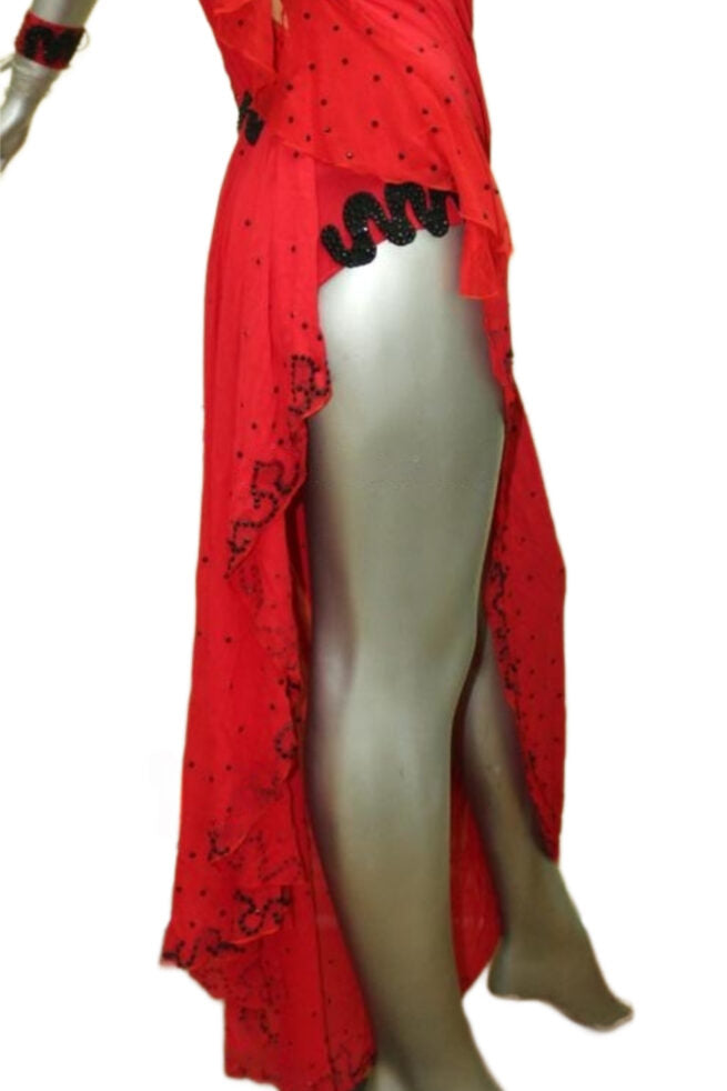 Load image into Gallery viewer, Latin Dance Competition Dress (LT0435)
