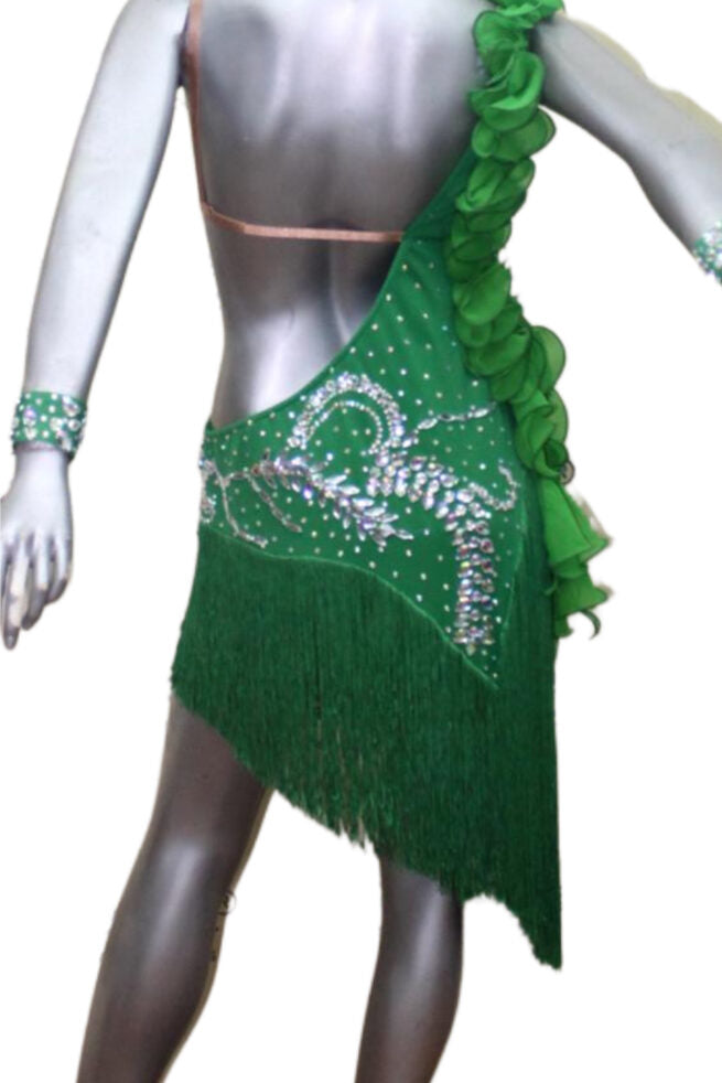 Load image into Gallery viewer, Latin Dance Competition Dress (LT017)
