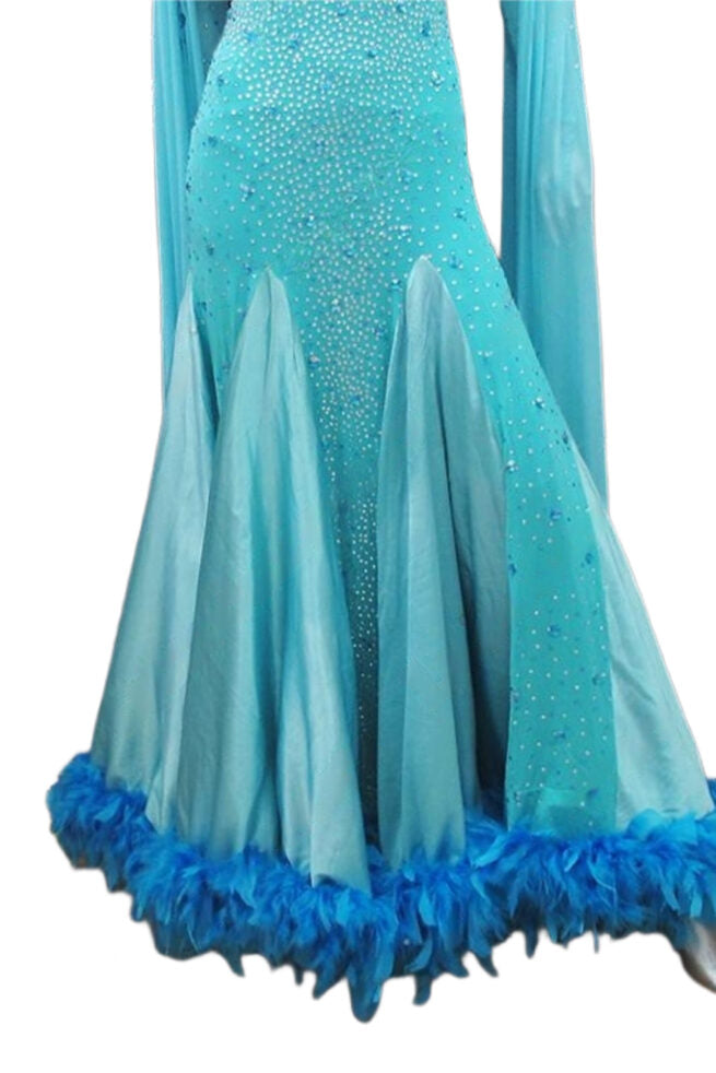 Load image into Gallery viewer, Standard Ballroom Competition Dress (B096)
