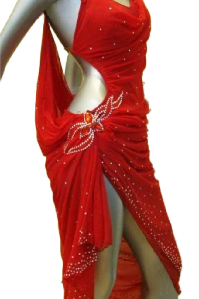 Load image into Gallery viewer, Latin Dance Competition Dress (LT0701)
