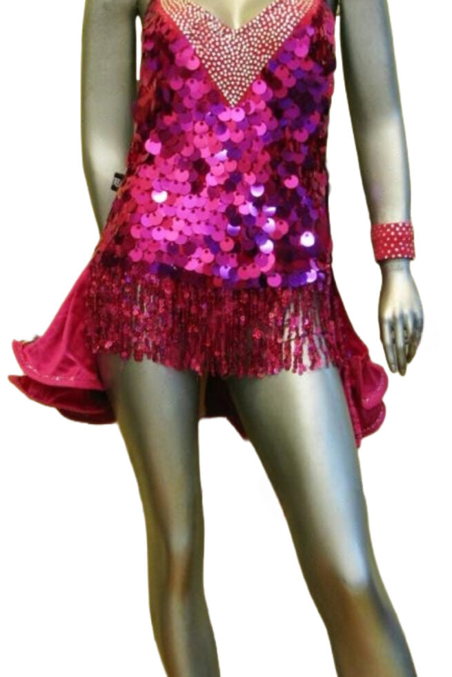 Load image into Gallery viewer, Latin Dance Competition Dress (LT0323)
