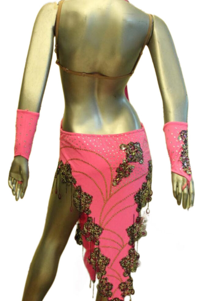 Load image into Gallery viewer, Latin Dance Competition Dress (LT096A)
