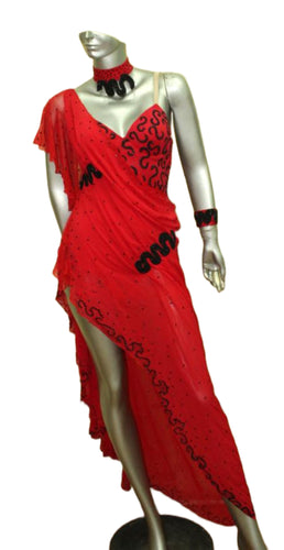 Latin Dance Competition Dress (LT0435)