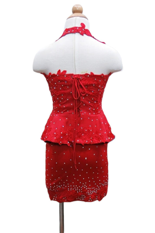 Girl Latin Dance Competition Dress (GL014)