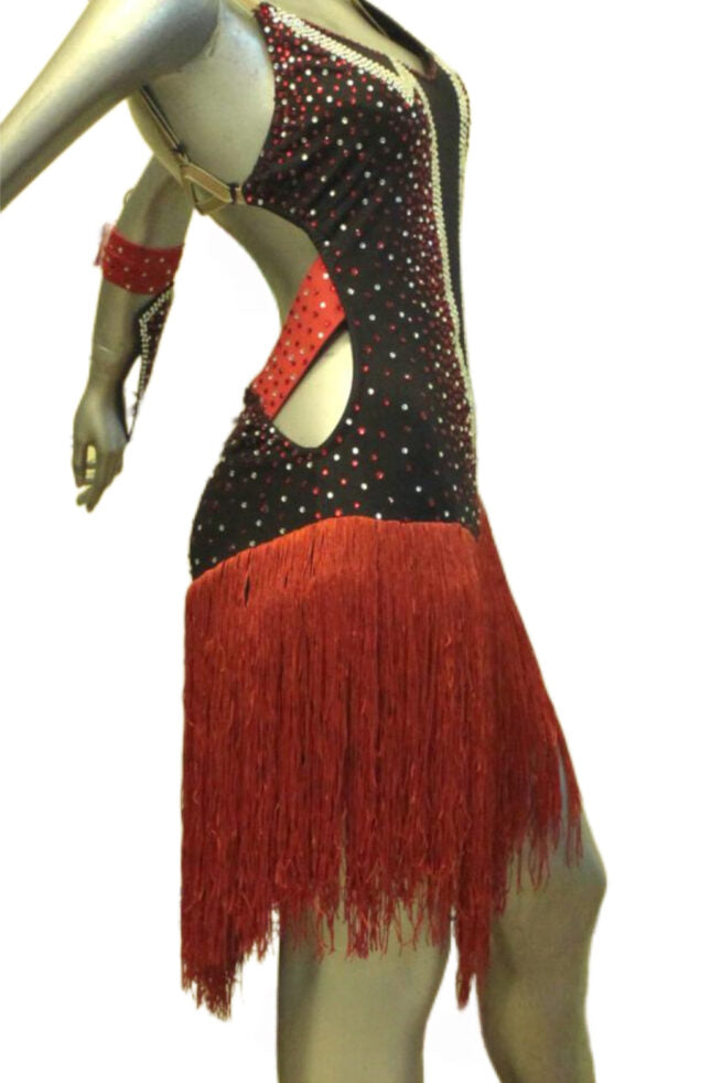 Load image into Gallery viewer, Latin Dance Competition Dress (LT0235A)
