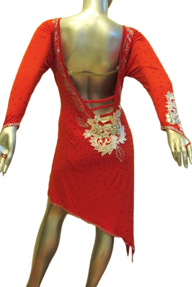 Load image into Gallery viewer, Latin Dance Competition Dress (VL0181)
