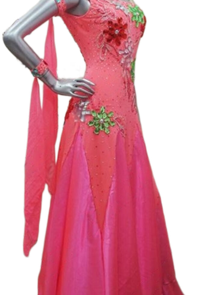 Load image into Gallery viewer, Standard Ballroom Competition Dress (B0211)
