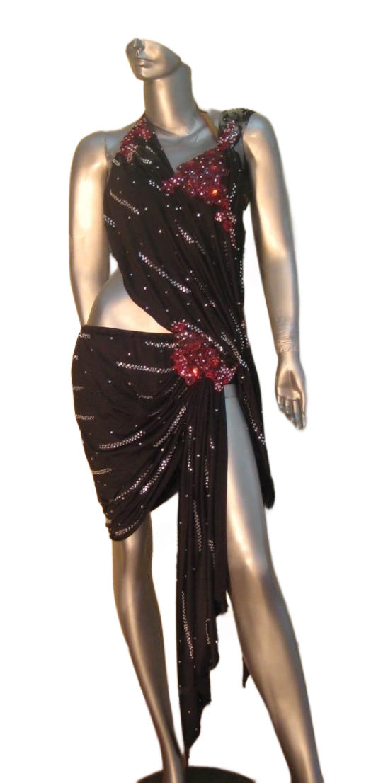 Latin Dance Competition Dress (VL069A)