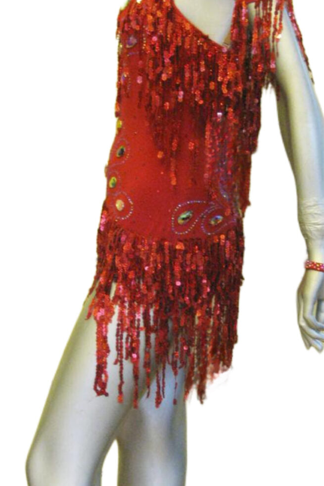 Load image into Gallery viewer, Latin Dance Competition Dress (LS0165)
