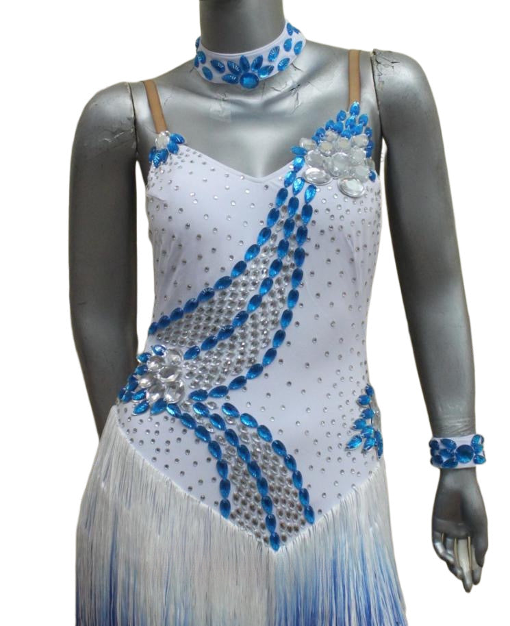 Load image into Gallery viewer, Latin Dance Competition Dress (LS018)
