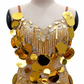 ByCharme Gold Exquisite Edition Latin Salsa Competition Dress - BCL-0026