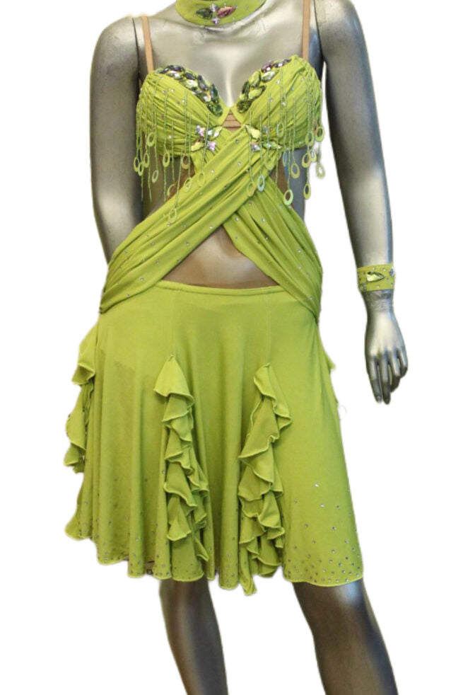 Load image into Gallery viewer, Latin Dance Competition Dress (LT0157)
