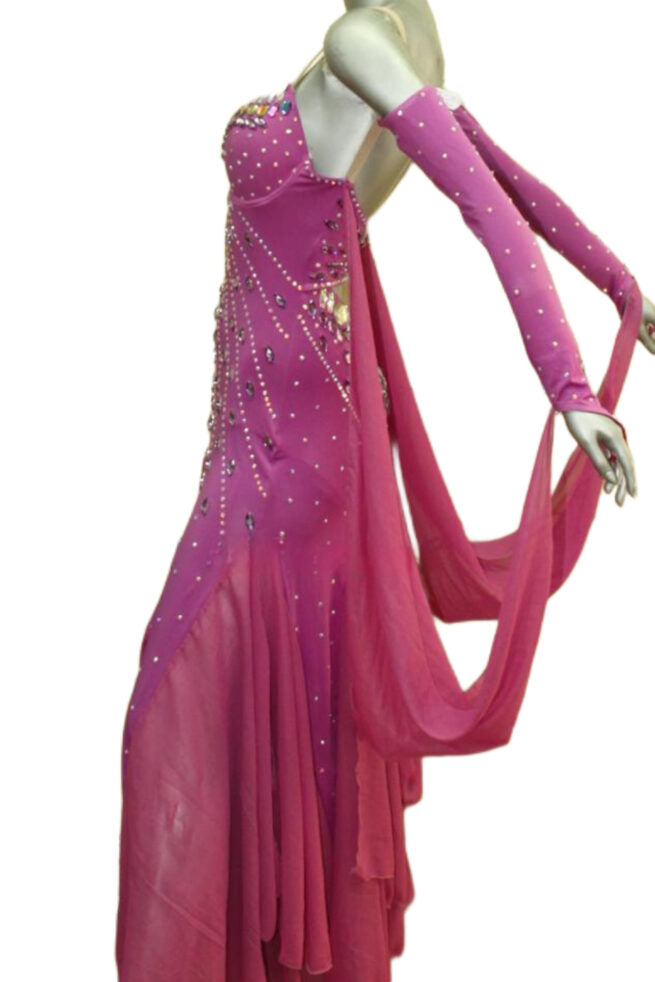 Load image into Gallery viewer, Standard Ballroom Competition Dress (B52)
