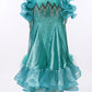 ByCharme Spring Green Feather Ballroom Competition Dress - BC-0222