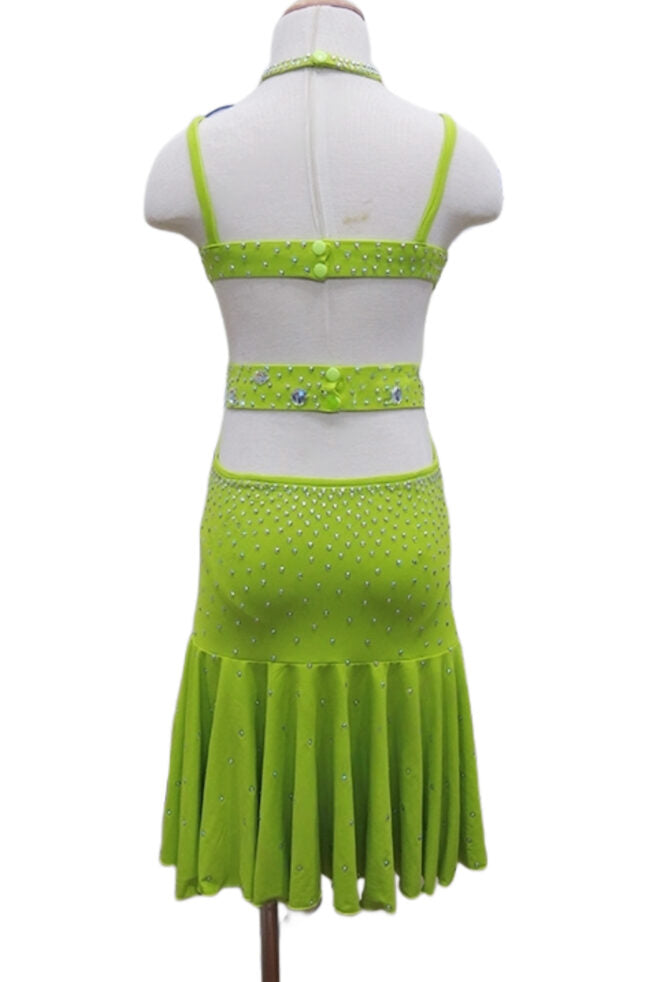 Load image into Gallery viewer, Girl Latin Dance Competition Dress (GL020A)
