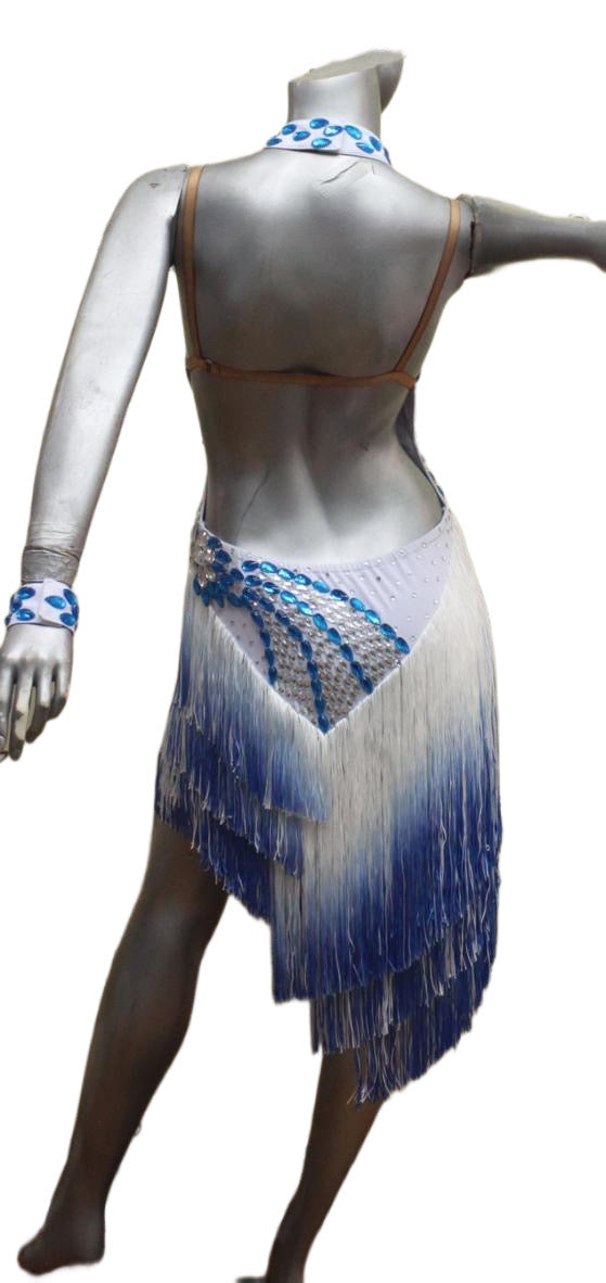 Load image into Gallery viewer, Latin Dance Competition Dress (LS018)
