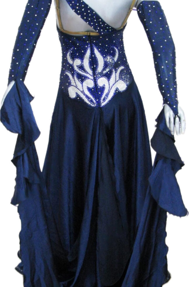 Load image into Gallery viewer, Standard Ballroom Competition Dress (B084)
