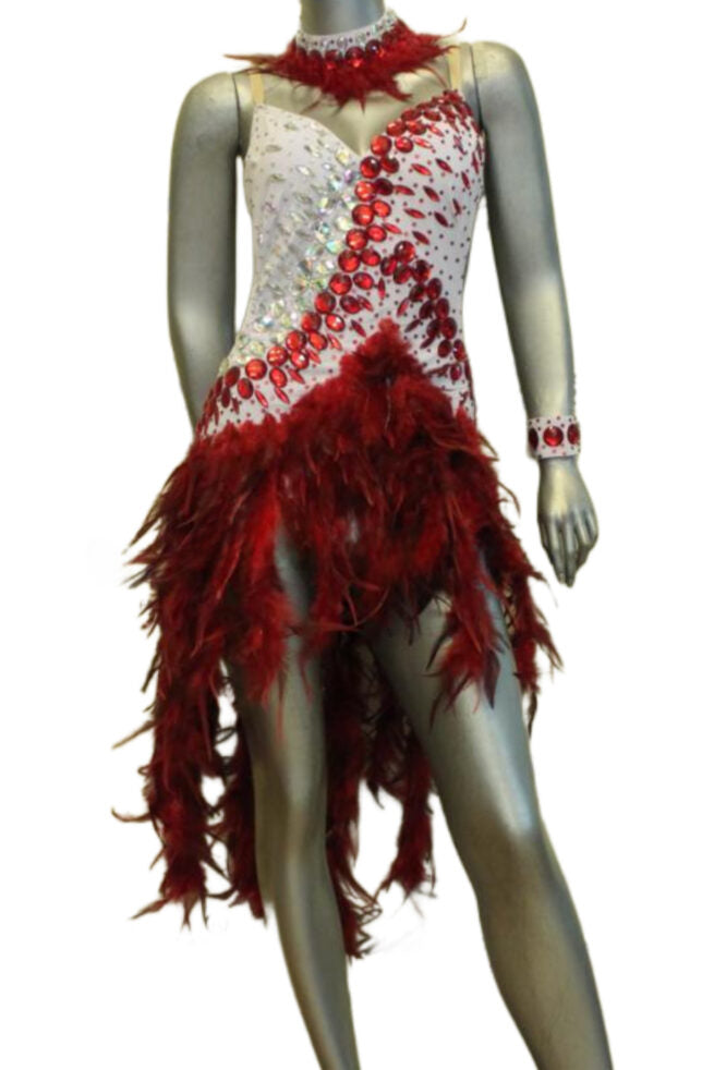 Load image into Gallery viewer, Latin Dance Competition Dress (LT0114)
