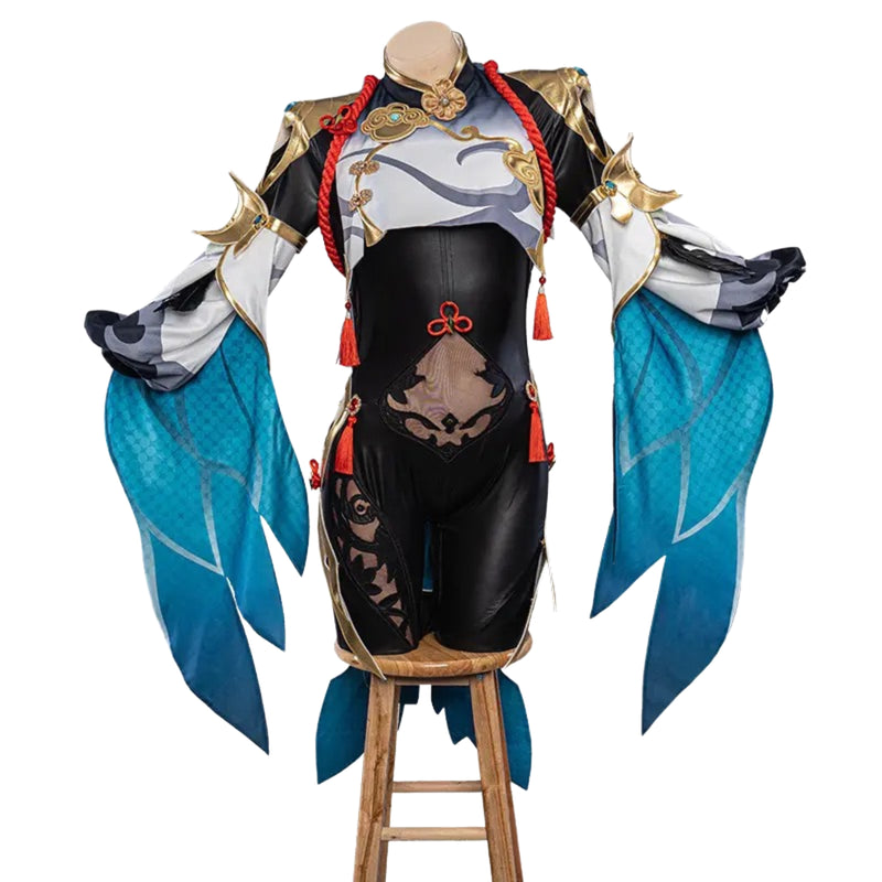 Load image into Gallery viewer, Genshin Impact Shenhe Cosplay Costume
