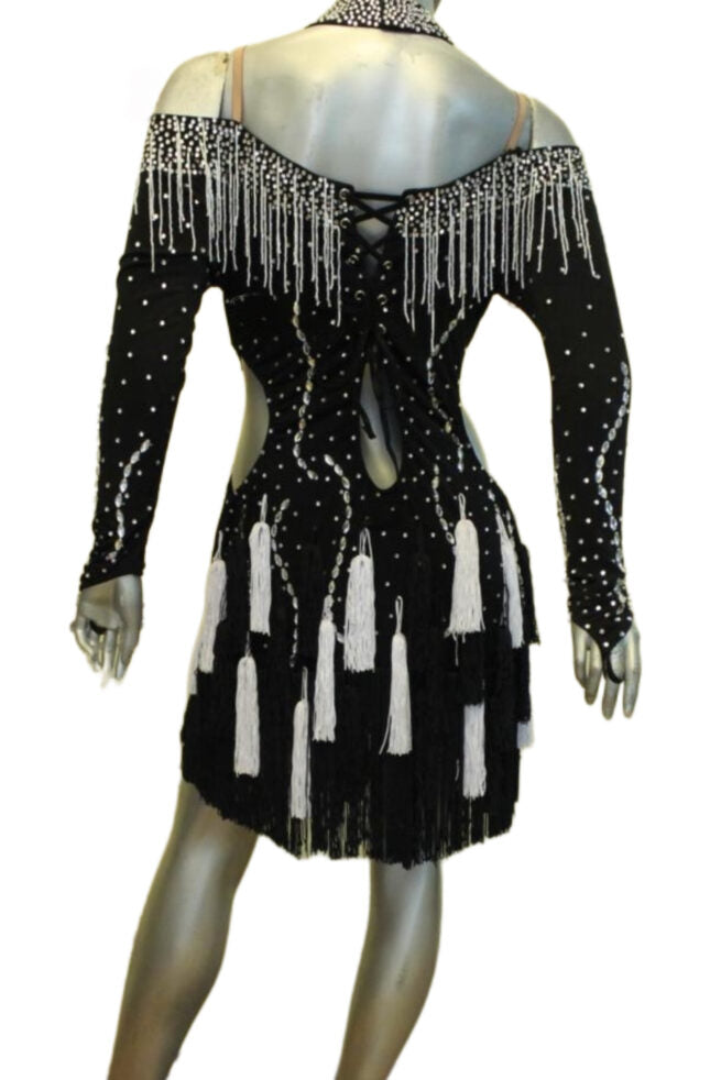 Load image into Gallery viewer, Latin Dance Competition Dress (LS0113)
