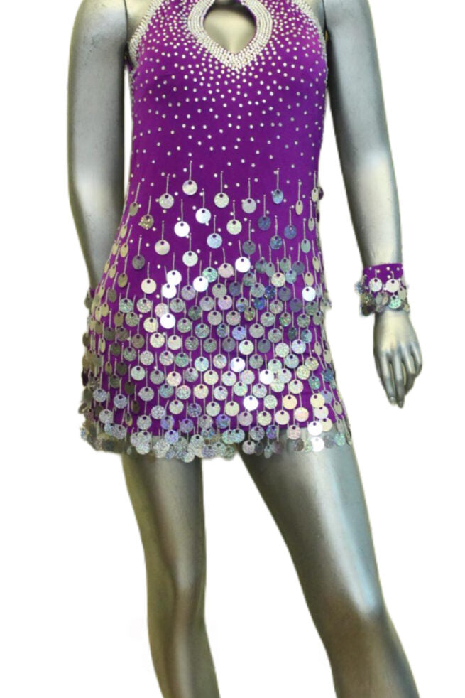 Load image into Gallery viewer, Latin Dance Competition Dress (VL0230)
