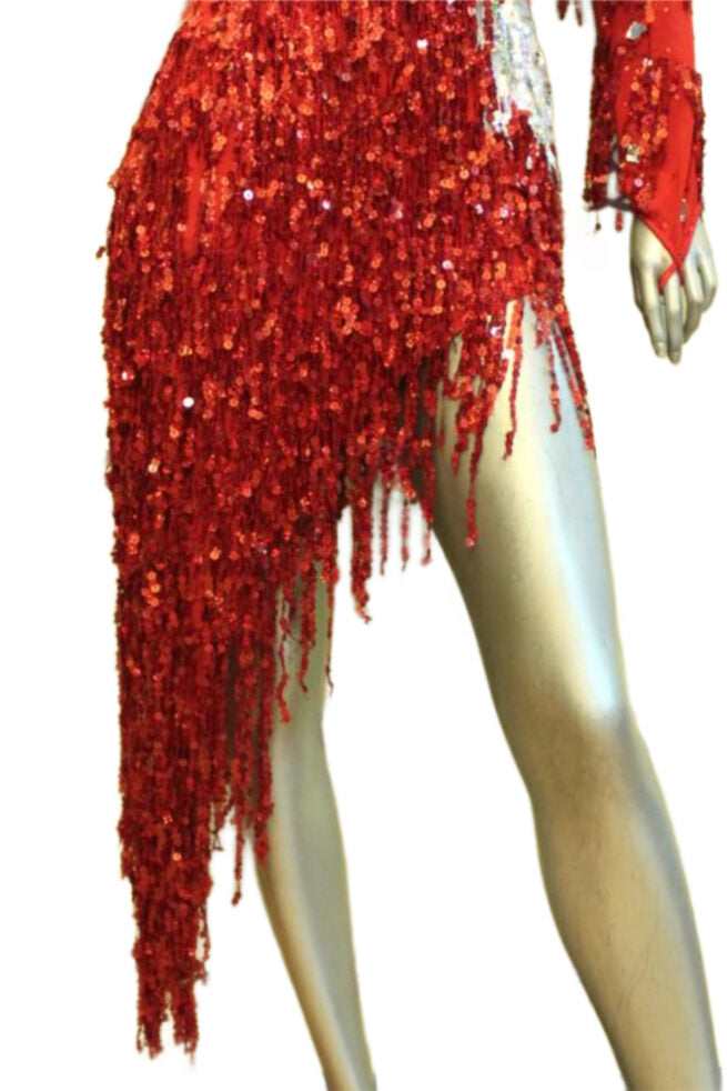 Load image into Gallery viewer, Latin Dance Competition Dress (LT0101N)
