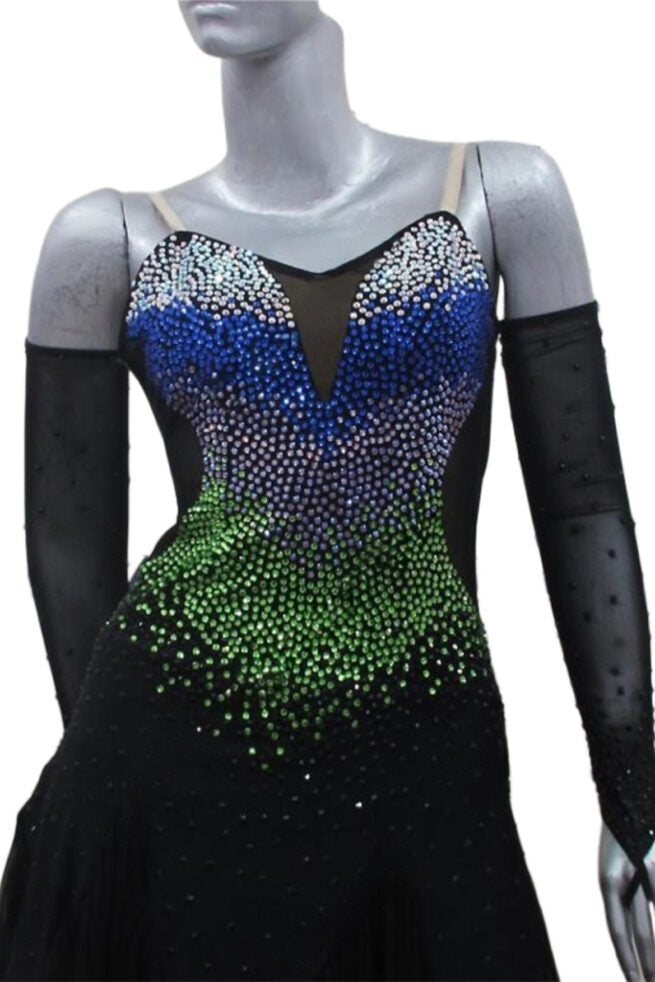 Load image into Gallery viewer, Standard Ballroom Competition Dress (B0228)
